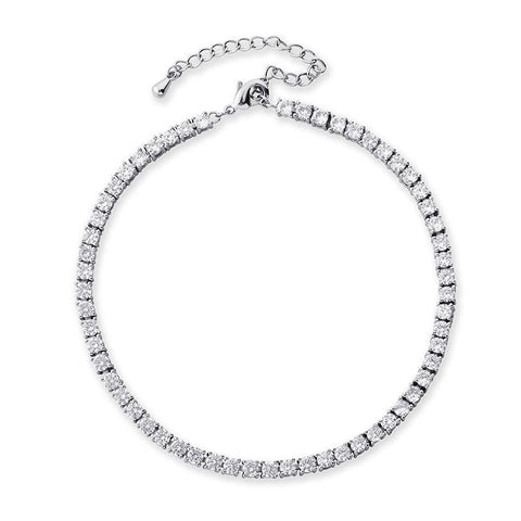 Sexy Diamond-encrusted Anklet Trendy Womens Ankle Chain