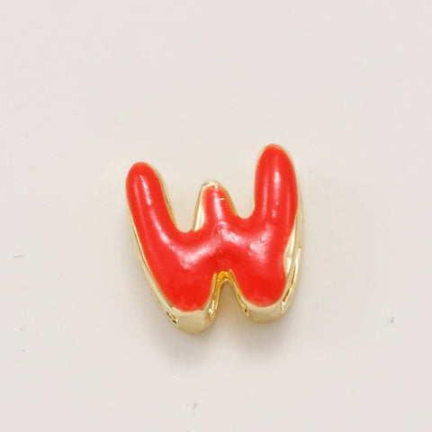 Fashionable Colorful Oil-Drip Letter Pendant Necklace