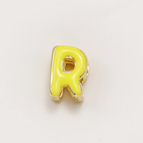 Fashionable Colorful Oil-Drip Letter Pendant Necklace