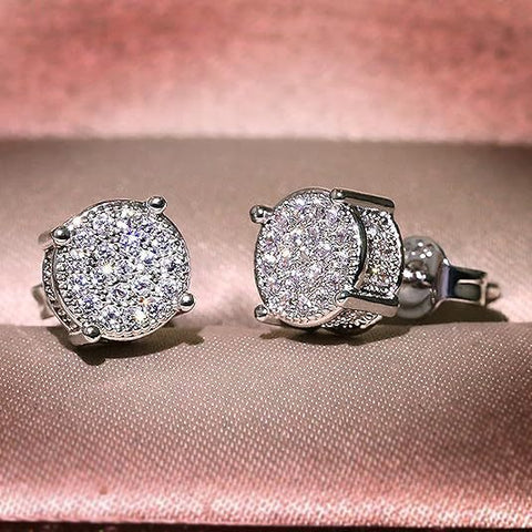 Hot-selling All-diamond Hip-hop Mens Earrings From