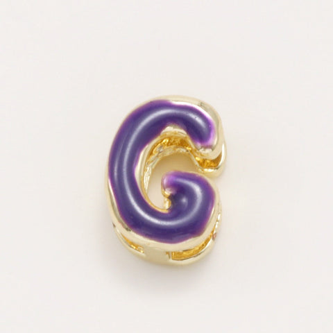 Fashionable Colorful Oil-Drip Letter Pendant Necklace