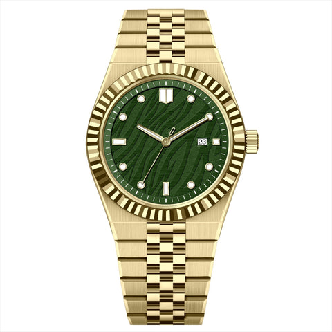 High-End Business Steel-Strap Mens Quartz Watch