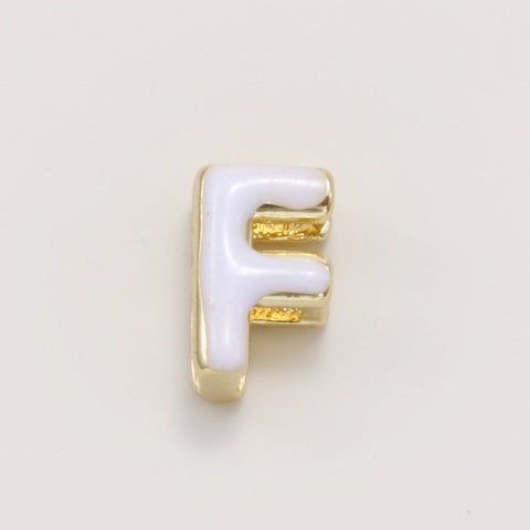 Fashionable Colorful Oil-Drip Letter Pendant Necklace
