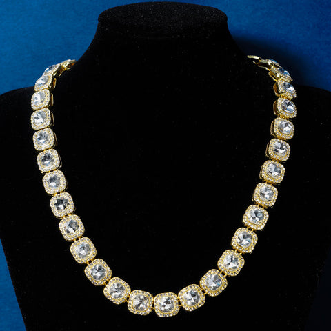 13mm Full-Diamond Iced-Out Hip-Hop Chain For Men In Europe And The US