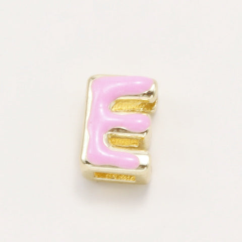 Fashionable Colorful Oil-Drip Letter Pendant Necklace