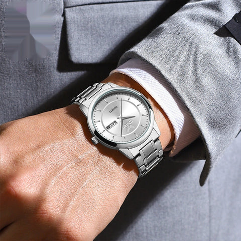 Fashionable Calendar Luminous Waterproof Quartz Watch