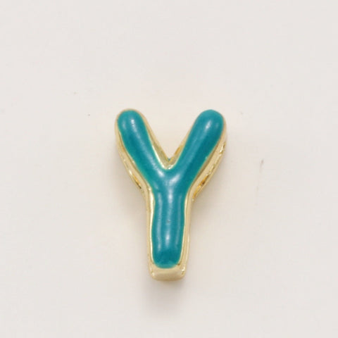 Fashionable Colorful Oil-Drip Letter Pendant Necklace