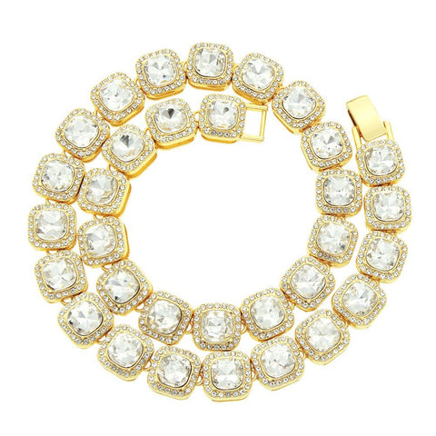 13mm Full-Diamond Iced-Out Hip-Hop Chain For Men In Europe And The US