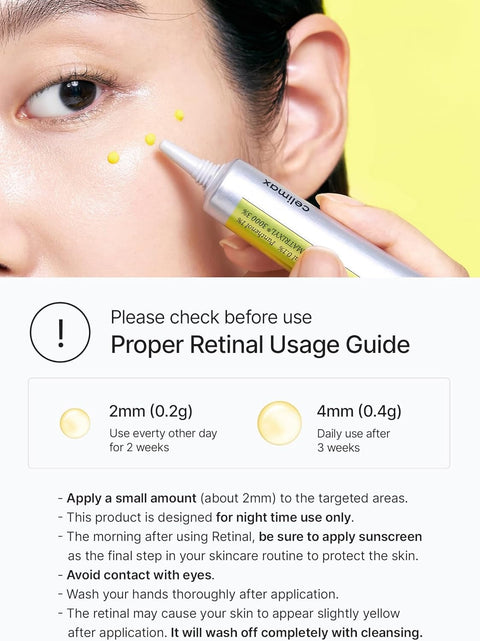 Retinal Shot Tightening Booster Cream – Anti-Aging Retinol Serum for Wrinkles, Fine Lines & Firm Skin | Pore Tightening & Skin Lifting Korean Skincare