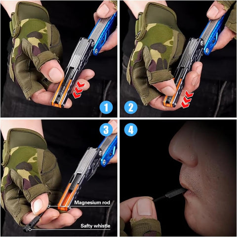 18-in-1 Pro Stainless Steel Multitool Pliers (Blue) 🔥