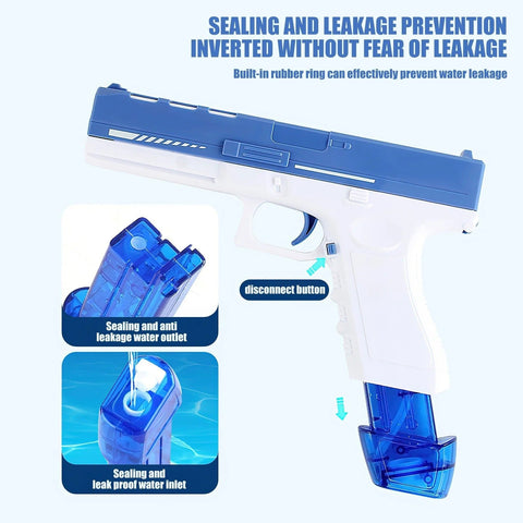 Electric Water Gun for Kids – Automatic High Pressure Water Blaster Toy with Rechargeable Battery | Summer Outdoor Fun