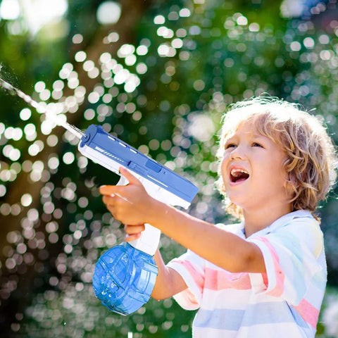 Electric Water Gun for Kids – Automatic High Pressure Water Blaster Toy with Rechargeable Battery | Summer Outdoor Fun