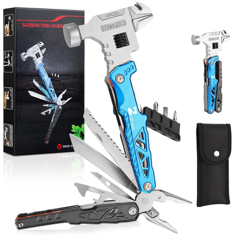 18-in-1 Pro Stainless Steel Multitool Pliers (Blue) 🔥