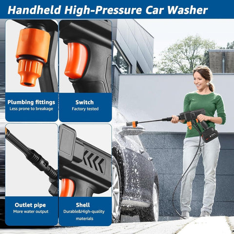 TurboFlow Cordless High Pressure Washer Gun 🚀